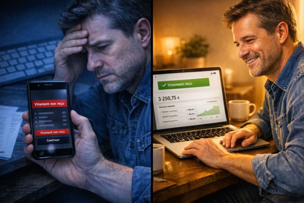 mobilité bancaire problème virement non reçu transfert bancaire échoué