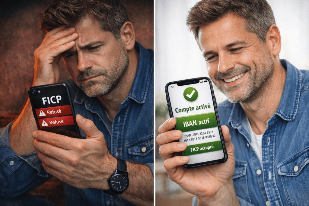 ouvrir un compte bancaire ficp en urgence après refus bancaire
