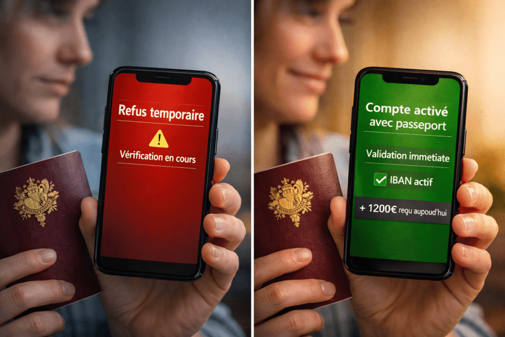 peut-on ouvrir un compte bancaire avec un passeport étranger​validation en ligne