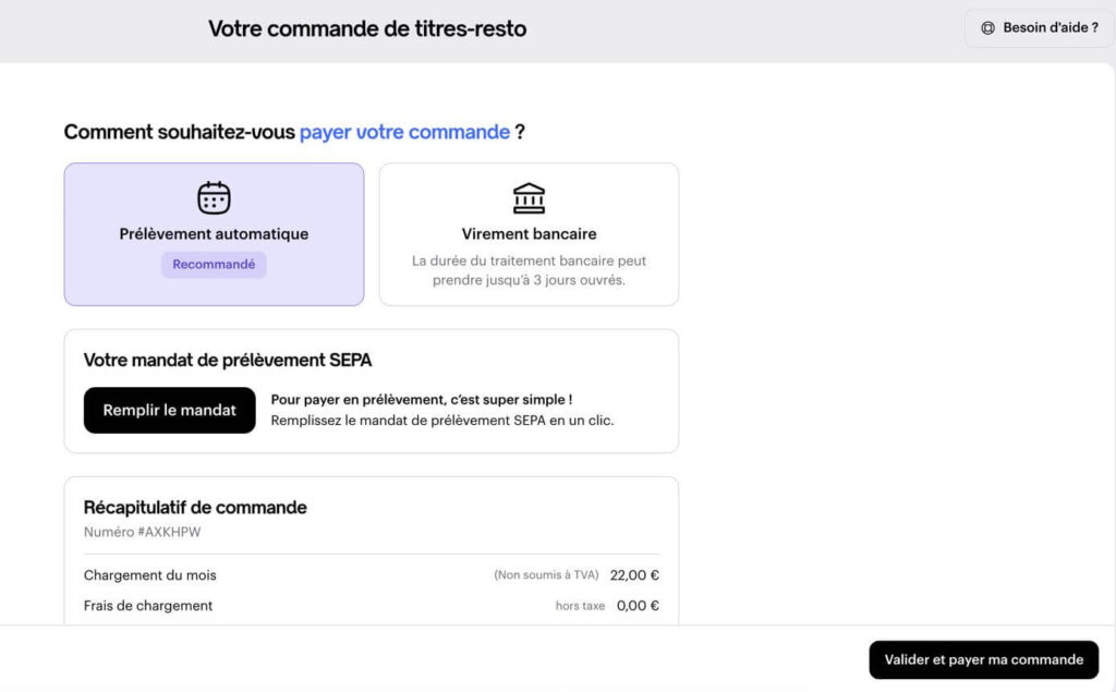 Prélèvement Swile sur compte bancaire avec débit différé et régularisation paiement restaurant en 2026