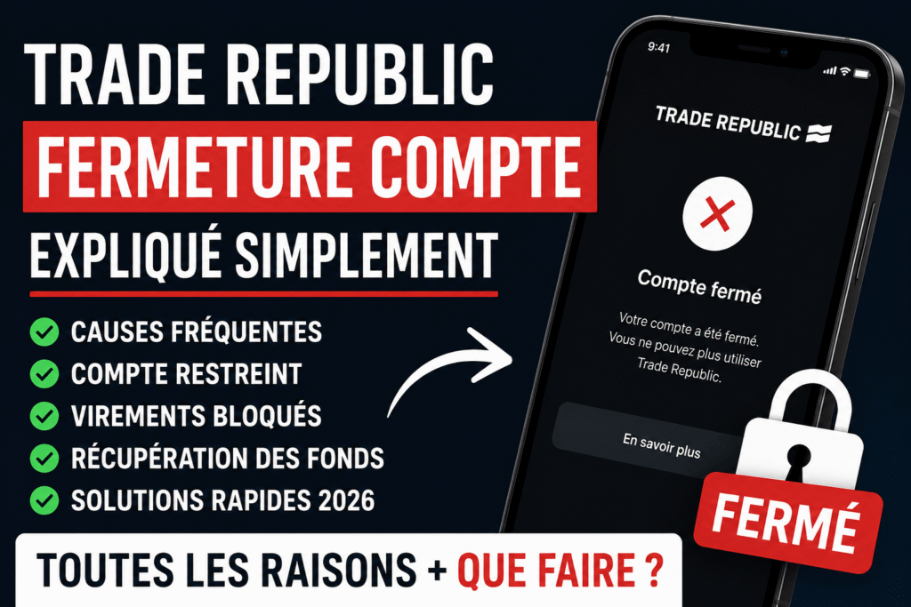 trade republic fermeture compte causes et solutions 2026