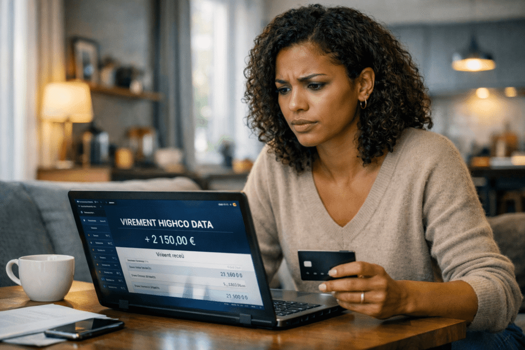 virement high co data​remboursement bancaire
