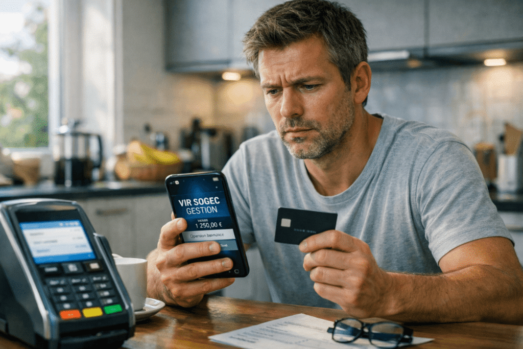 sogec gestion virement​remboursement bancaire