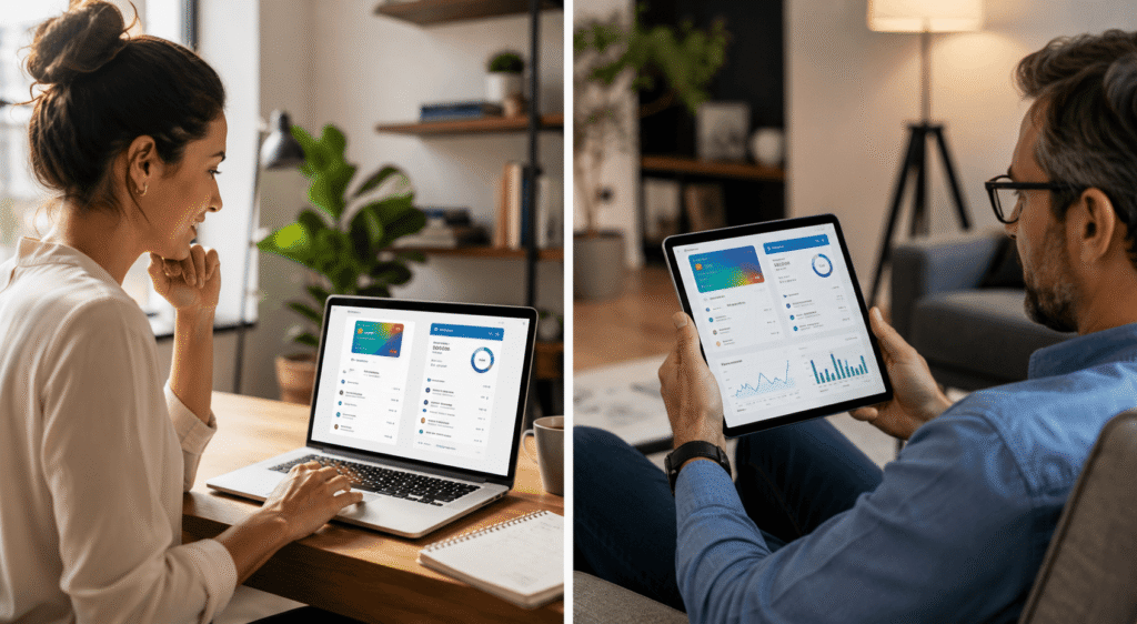 bunq vs raisin comparatif entre deux solutions financières sur ordinateur et tablette