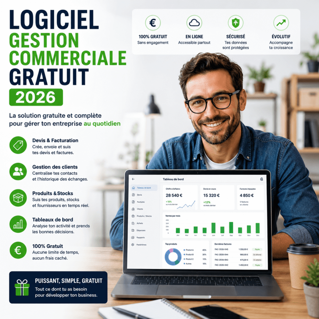 logiciel de gestion commerciale gratuit